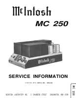 McIntosh MC-250 - Service manual 